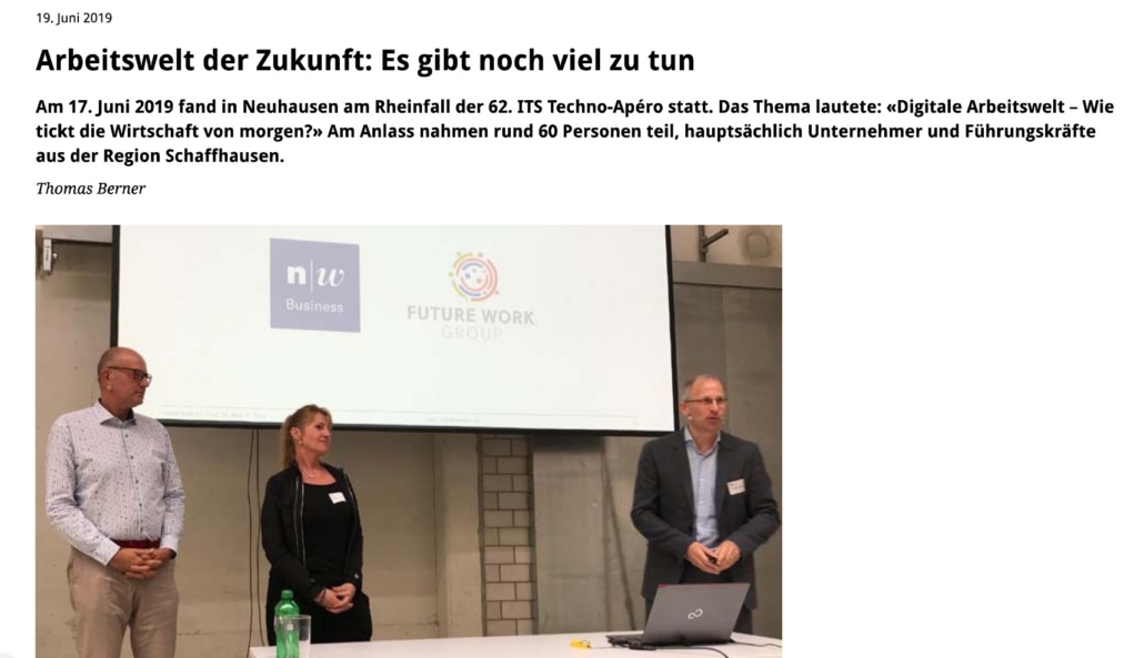 Marc K. Peter und die Arbeitswelt der Zukunft: Es gibt noch viel zu tun