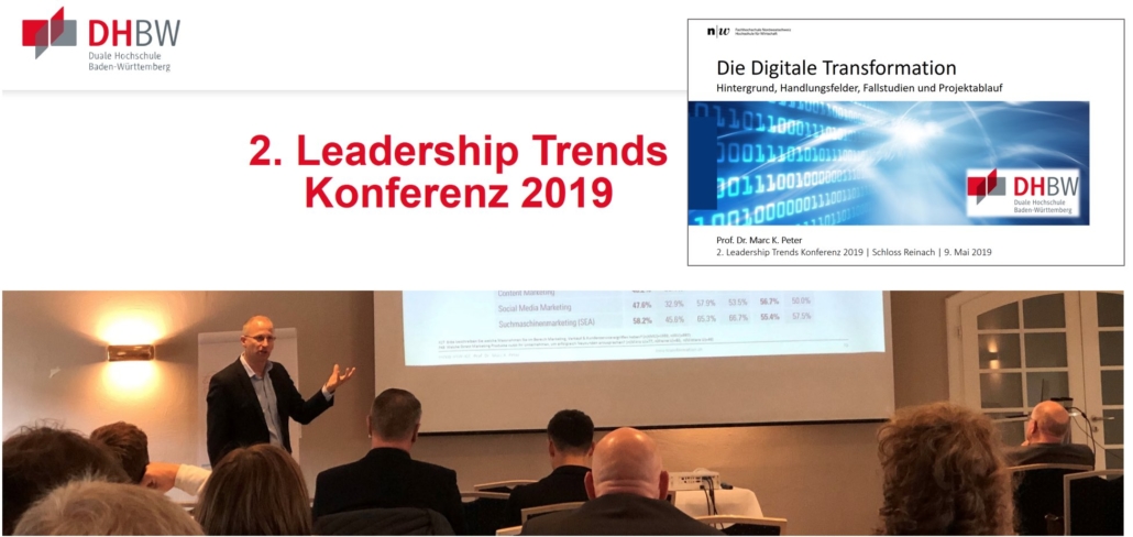 Marc K. Peter an der 2. Leadership Trends Konferenz im Schloss Reinach
