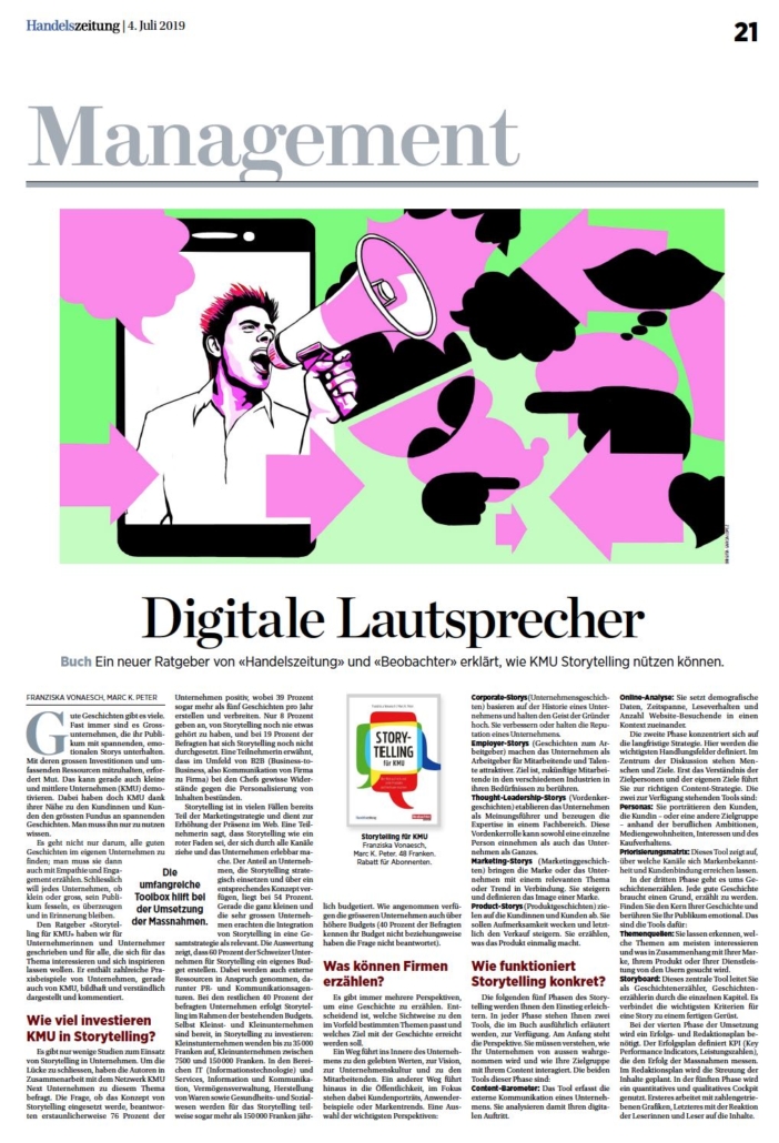 Digitale Lautsprecher: Wie KMU Storytelling nutzen können