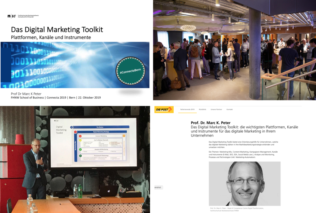 Marc K. Peter präsentiert an der Connecta das Digital Marketing Toolkit