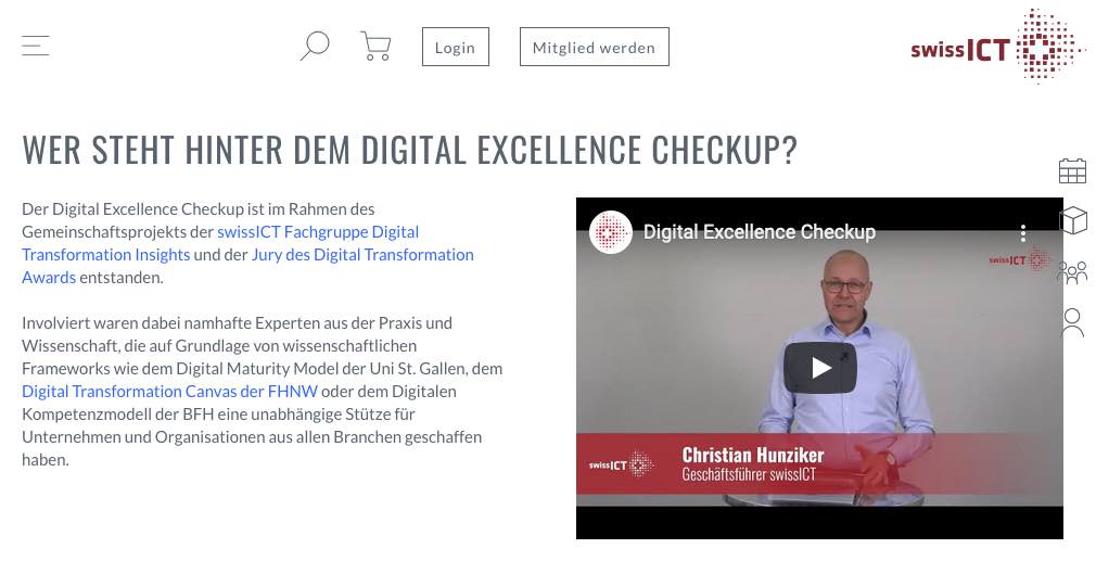 swissICT lanciert den Digital Excellence Checkup